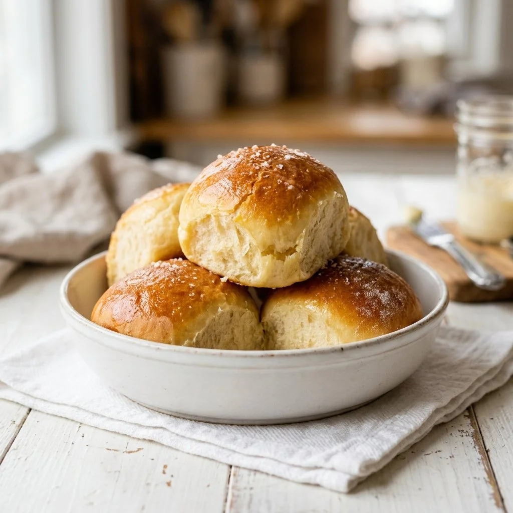 Easy dinner rolls recipe for fluffy, soft bread rolls perfect for any meal