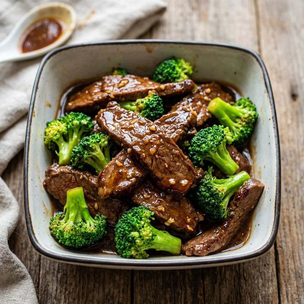 Delicious Beef and Broccoli stir-fry with vibrant vegetables