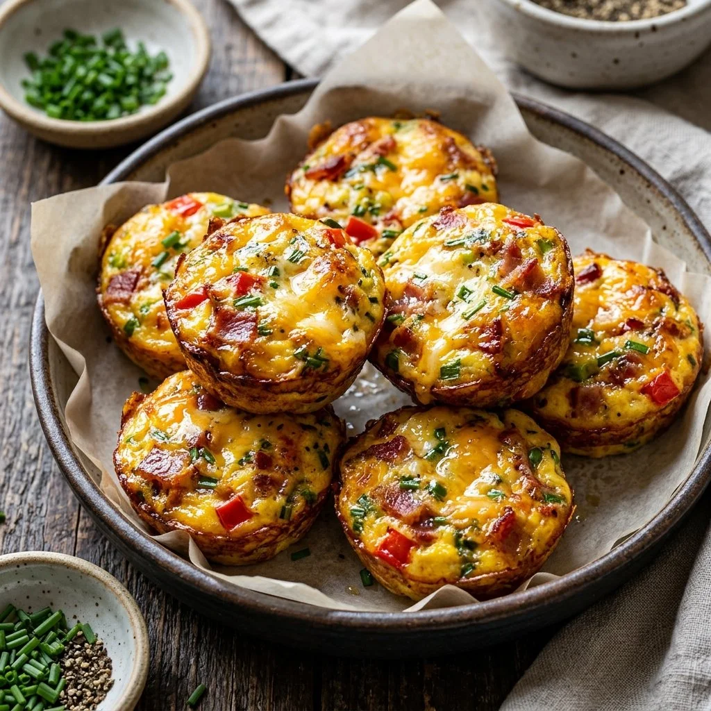 Delicious Egg Bite Muffins perfect for breakfast meal prep